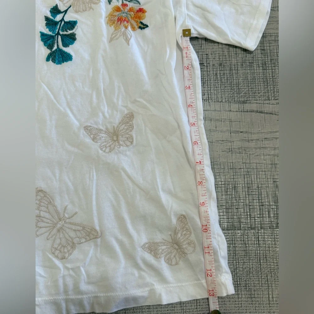 Johnny Was Lorne Embroidered Polo Shirt, J13521-5 Size M - Picture 8 of 16